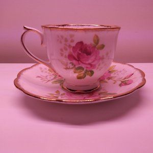 Royal Albert American Beauty Tea Cup And Saucer